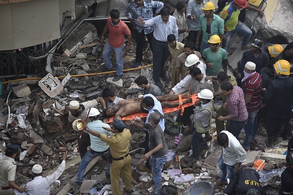 Photos from Bhendi Bazaar where 5 storey building collapsed 19 dead 12 injured