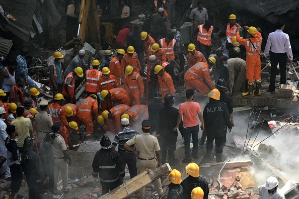 Photos from Bhendi Bazaar where 5 storey building collapsed 19 dead 12 injured
