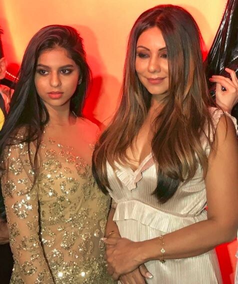 Suhana Khan, Malaika Arora turn heads at Gauri's party
