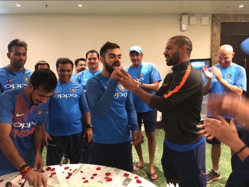 Inside pictures of Virat Kohli crazy birthday bash