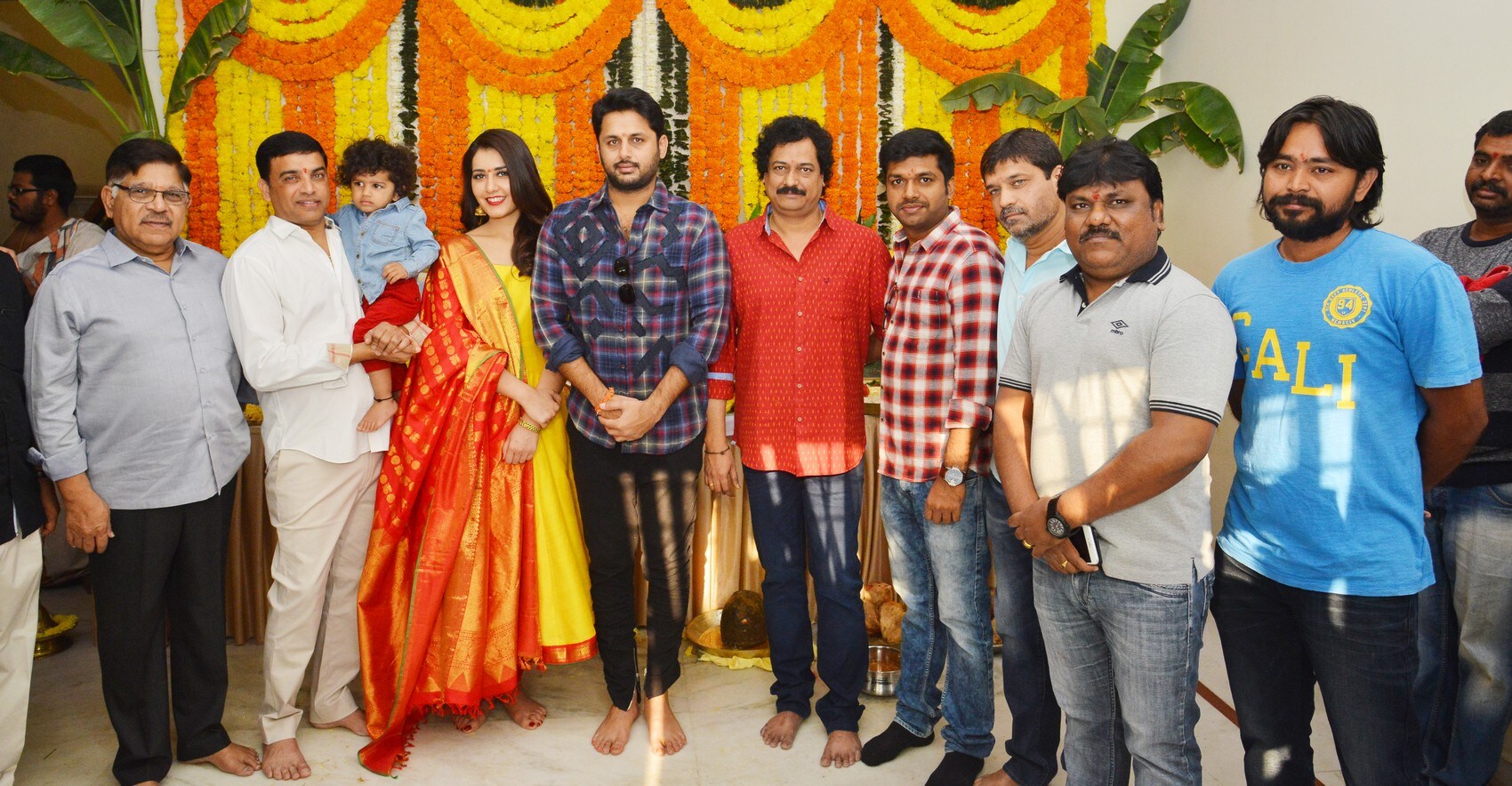 నితిన్ రాశి ఖన్నా శ్రీనివాస కళ్యాణం ప్రారంబోత్సవ గ్యాలరీ
