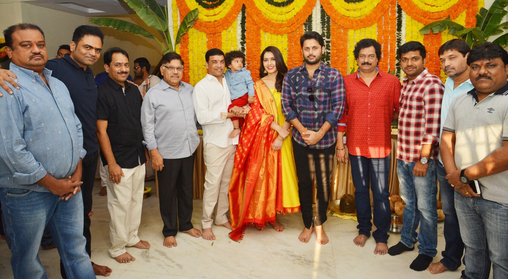 నితిన్ రాశి ఖన్నా శ్రీనివాస కళ్యాణం ప్రారంబోత్సవ గ్యాలరీ