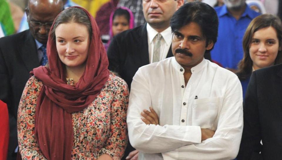 Pawan Kalyan and Anna Lezhneva
