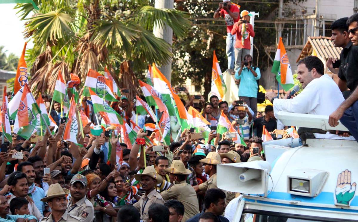 Rahul Gandhi in Uttar Kannada