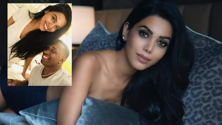 In Pics: Dwayne Bravo's girlfriend goes topless