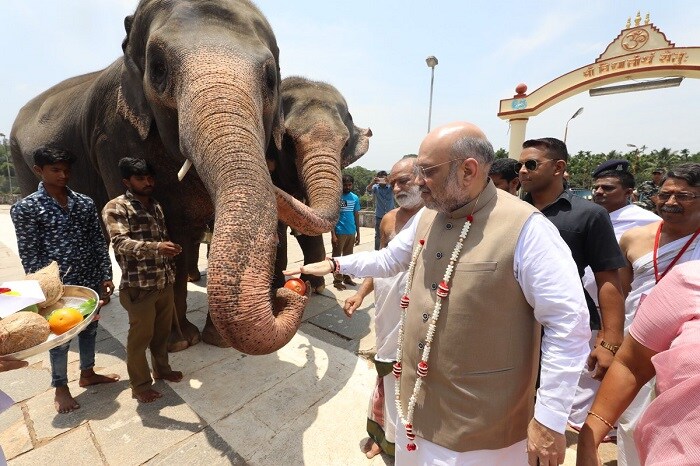 BJP national president Amit Shah in Sringeri