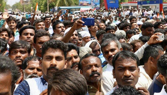 Rahul Gandhi campaign in Kolar