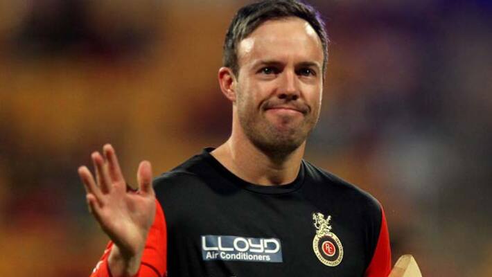 rcb player ab de villiers immitates team india skipper virat kohlis celebration style video goes viral in social media rcb player ab de villiers immitates team india skipper virat kohlis celebration style video goes viral in social media