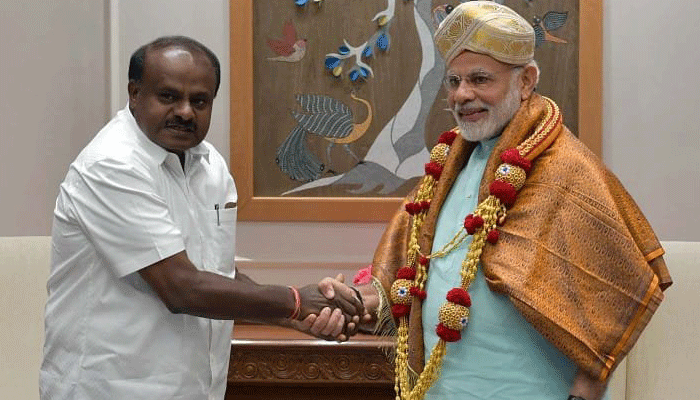 Narendra modi offered Karnataka cm To Me says hd kumaraswamy rbj Narendra modi offered Karnataka cm To Me says hd kumaraswamy rbj