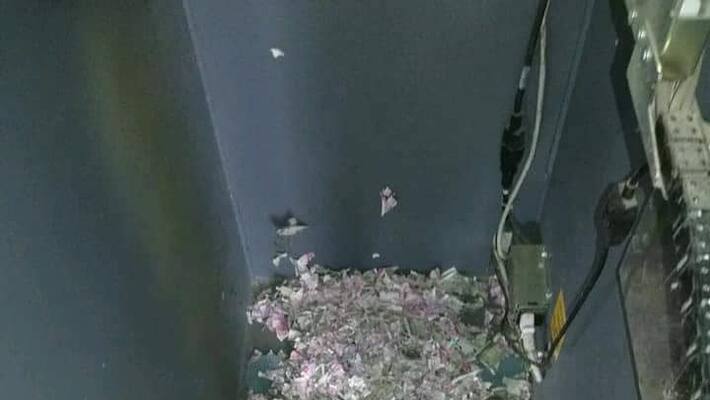 Mice chew through 2000 rupees Note's in ATM Mice chew through 2000 rupees Note's in ATM