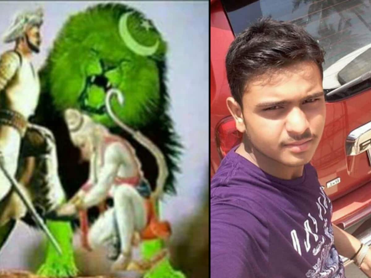 Man posts picture of Lord Hanuman touching Tipu Sultan's feet, arrested