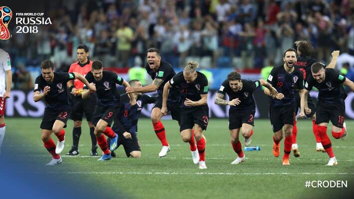 FIFA World Cup 2018 Croatia beat Denmark on penalties FIFA World Cup 2018 Croatia beat Denmark on penalties