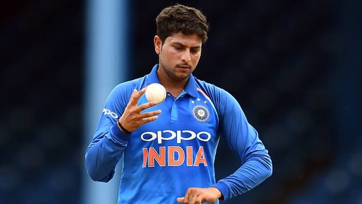 Kuldeep Yadav Surprises Kieron Pollard With His New Weapon Kuldeep Yadav Surprises Kieron Pollard With His New Weapon