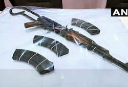 weapons recovered from a house in Mumbai