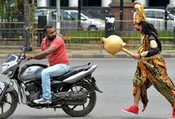 Yama - God of Death chases motorists to teach them a lesson
