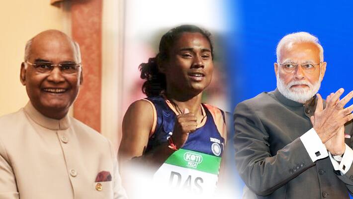 I will continue to work hard and bring more medals for India sprinter Hima Das promises PM Modi I will continue to work hard and bring more medals for India sprinter Hima Das promises PM Modi