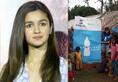 Alia Bhatt helps 40 huts with lights in Karnataka, see pics