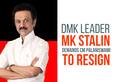 DMK leader MK Stalin demands CM Palaniswami to resign after the I-T Raid