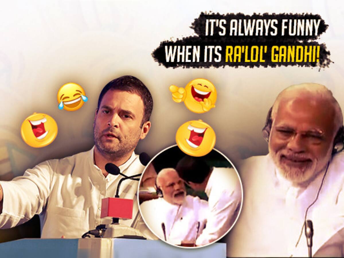 Rahul Gandhi hits funny bone in Lok Sabha during No-confidence debate: Here  are some hilarious memes