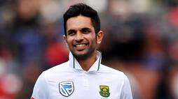 Keshav maharaj took nine wickets in a inning against srilanka