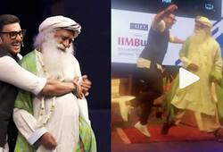Watch: Ranveer Singh shakes a leg with spiritual Sadhguru Jaggi Vasudev