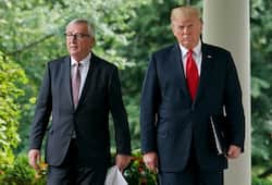 Trump, European Union's Juncker agree to pull back from trade war to ease tension