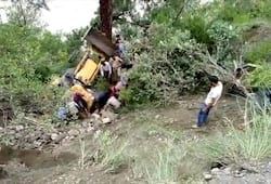 JCB accident: 8 labourers injured as machine rolls down in a gorge in Ramban