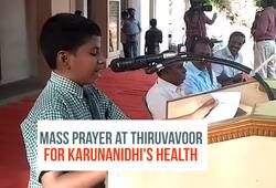 Karunanidhi's health: Mass prayer held at Thiruvavoor school where Kalaignar studied