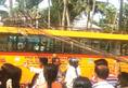 Tamil Nadu School bus runs over kills 3-year-old boy Video