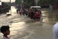Due to heavy rain flood situation in Yamuna Nagar, villagers evacuated