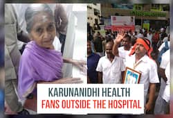 The kinds of fans Karunanidhi has outside Kauvery Hospital