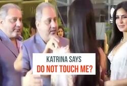 katrina kaif refuse to hug a businessman in purna patel wedding
