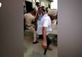 Viral video of chowki incharge pistol brandishing while arresting ex sarpanch