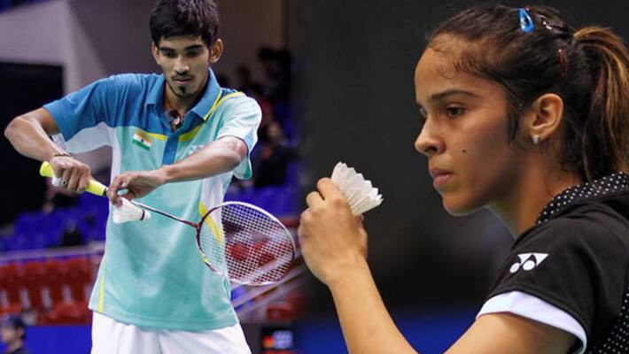 Saina Nehwal Kidambi Srikanth Enters French Open quarter Final Saina Nehwal Kidambi Srikanth Enters French Open quarter Final