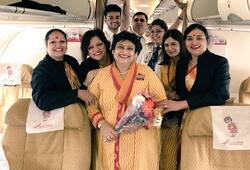 Air India pilot flies with mother on her last day as air hostess