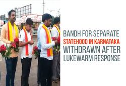 Karnataka: Bandh for separate statehood withdrawn after lukewarm response