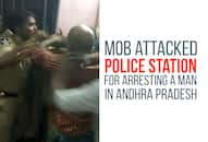 Andhra Pradesh: Mob attacks police station for arresting a man, cops grievously injured