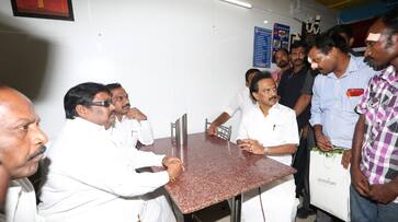 Stalin meets owner of biryani hotel after attack by DMK members
