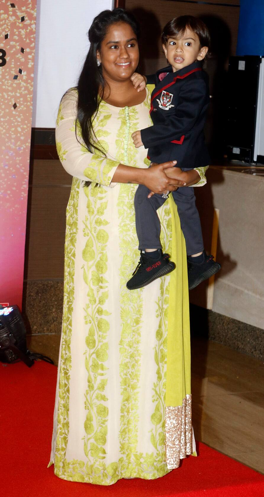 Arpita Khan Sharma with her son Ahil.