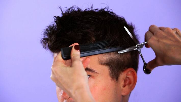 Odd hair styles was rejected by police and trim Odd hair styles was rejected by police and trim