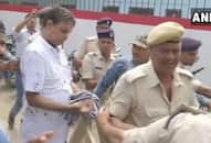 woman threw ink on MuzaffarpurShelterHome accused Brajesh Thakur