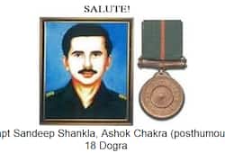 Saluting Capt Sandeep Shankla, Ashok Chakra (posthumous), 18 Dogra