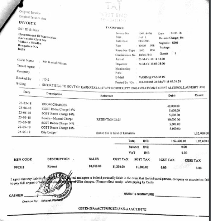 Kumaraswamy’s 7-min swearing-in cost Karnataka exchequer fortune: Food ...