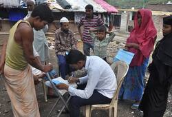 Rohingya Jammu Kashmir illegal settlement  infiltrators police raid