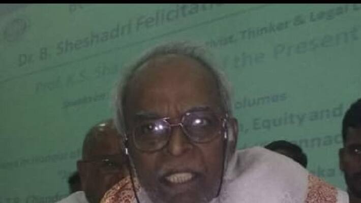 Famous Economist Prof. B Sheshadri is no more Famous Economist Prof. B Sheshadri is no more