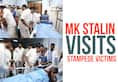 Karunanidhi death: MK Stalin visits stampede victims