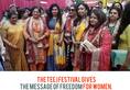 Teej: Wives of BJP leaders, Union ministers celebrate festival in Faridabad