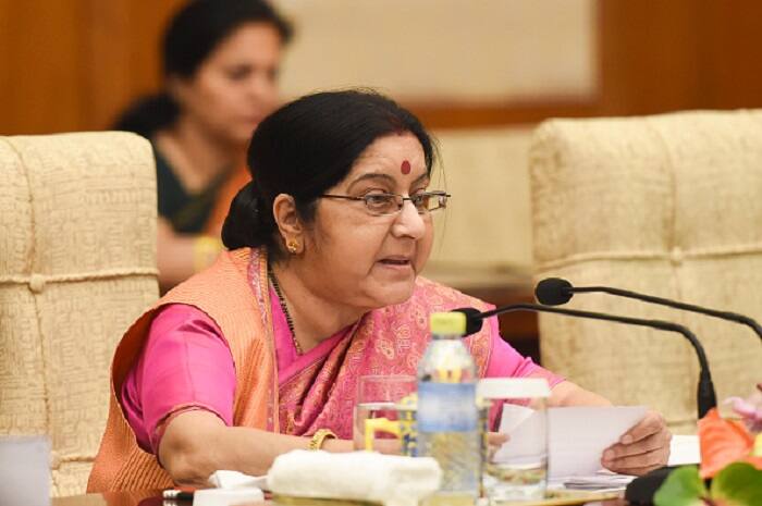 Sushma Swaraj 2+2 dialogue US India Nirmala Sitharaman Pompeo Mattis