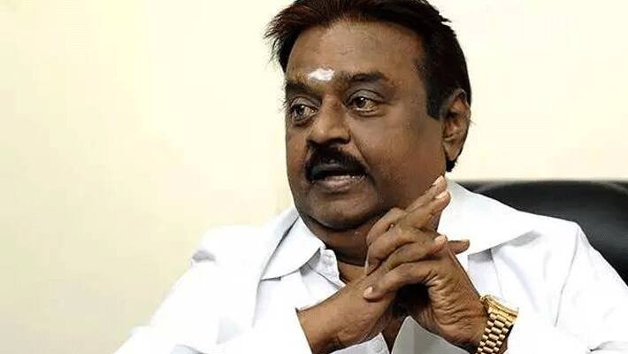 why captain vijayakanth admited in miot hospital