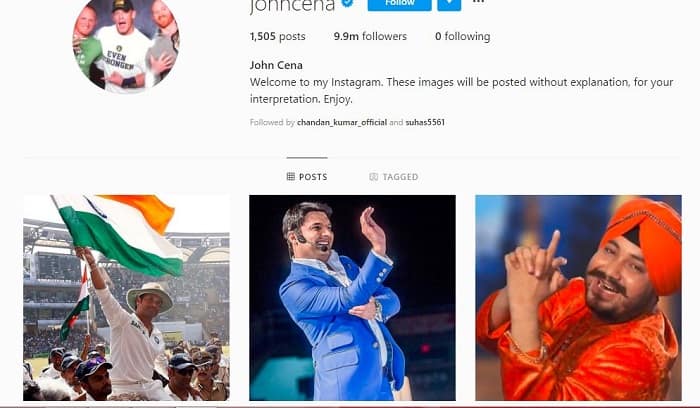 WWE champion John Cena shares Sachin Tendulkar, Kapil Sharma, Daler Mehendi pics on Insta account, but why?